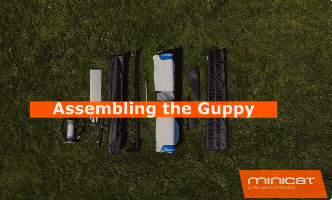 Load video: assembly of MiniCat GUPPY - the perfect little sailing boat