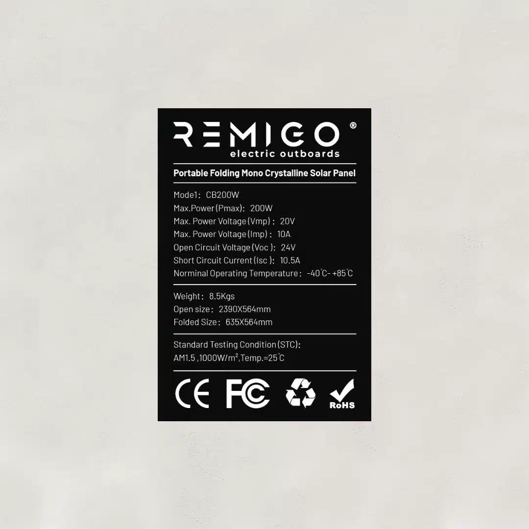 Remigo Solar Charging Set-Up