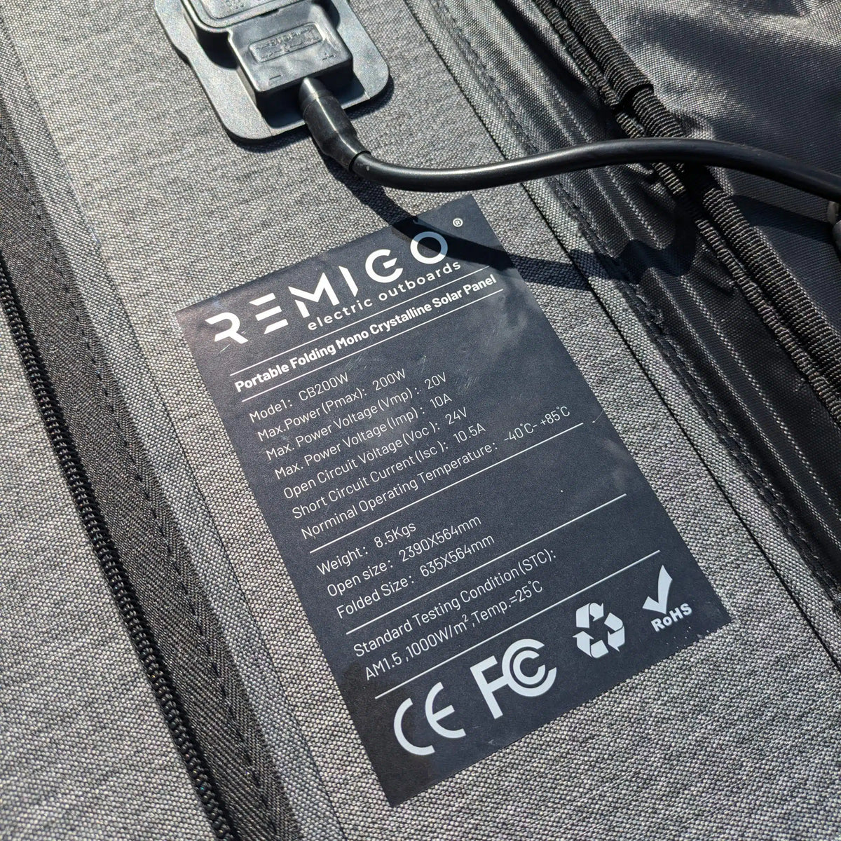 Remigo Solar Charging Set-Up